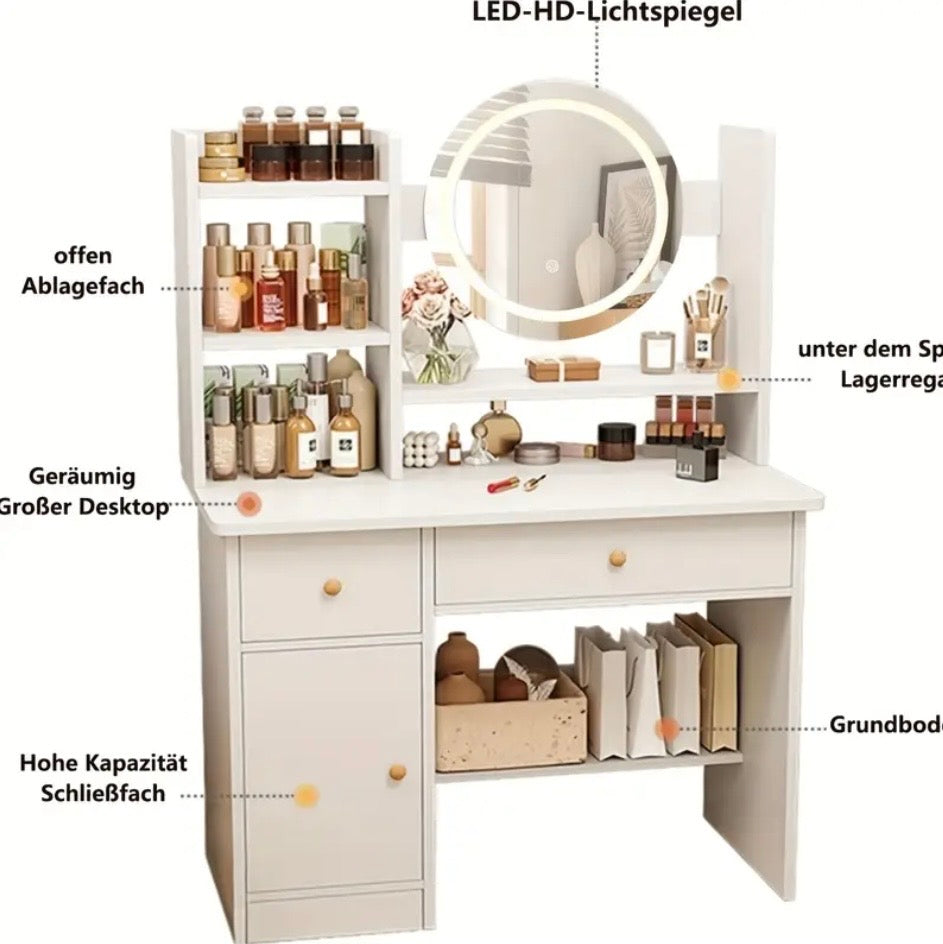 Modern touch screen vanity