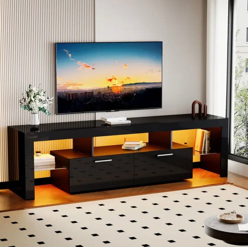 High Tech Light up TV Stand