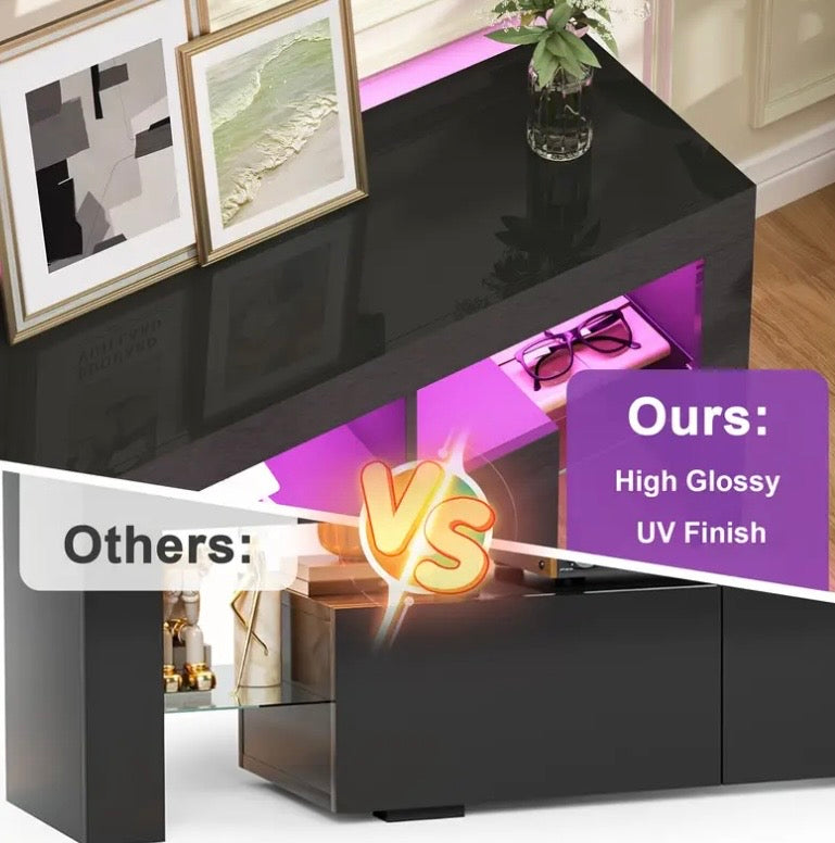 High Tech Light up TV Stand