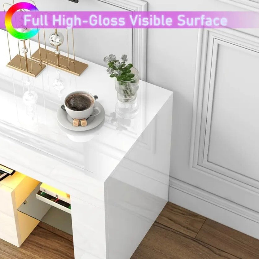 High Tech Light up TV Stand