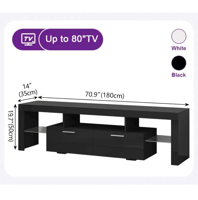 High Tech Light up TV Stand