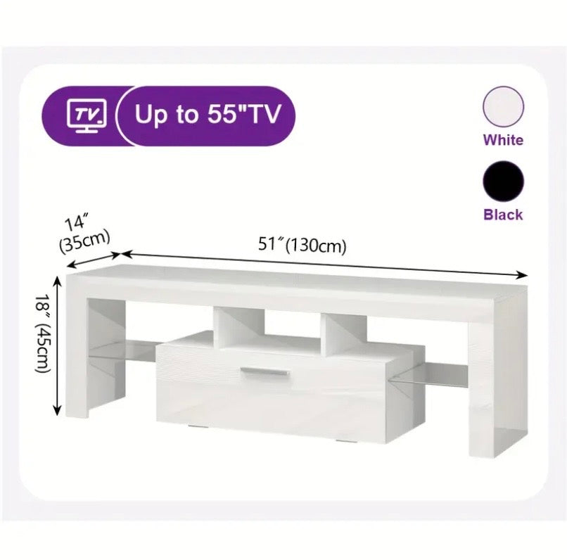 High Tech Light up TV Stand