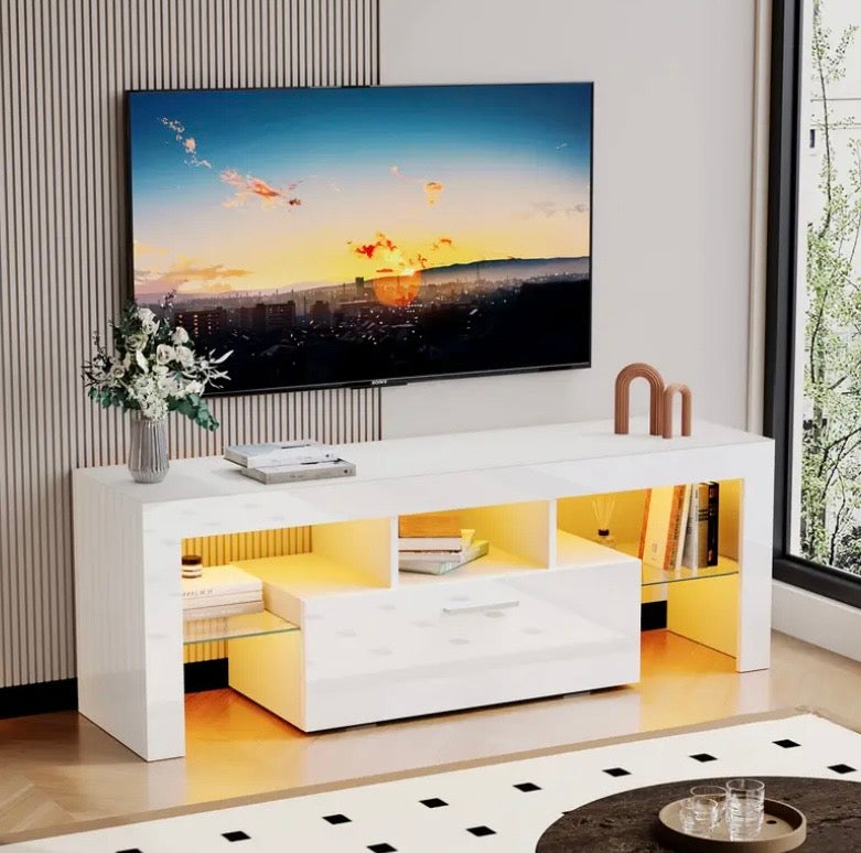 High Tech Light up TV Stand