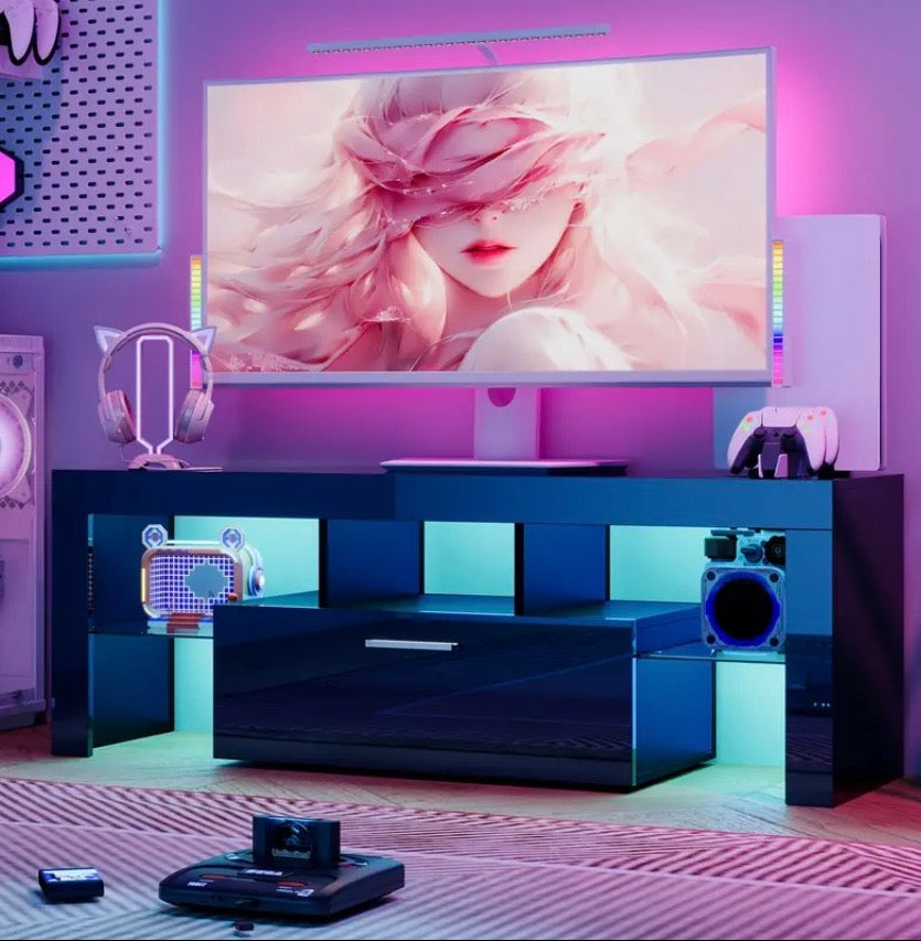 High Tech Light up TV Stand