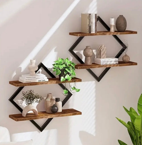 2pcs Wall Decor Floating Shelf