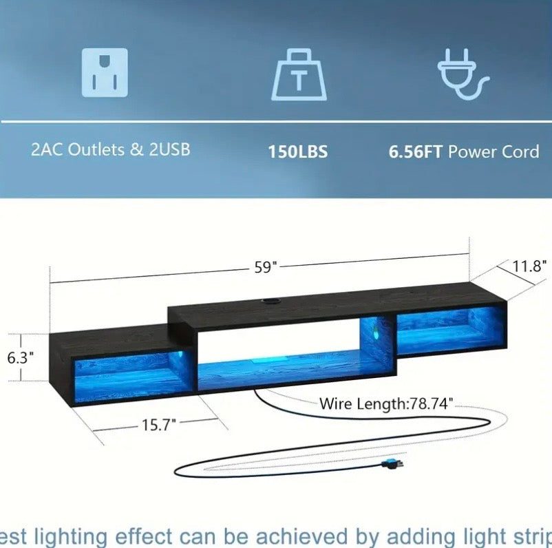LED Floating TV Stand