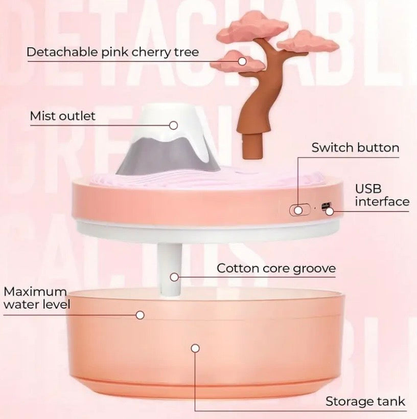 Pink Volcano Humidifier