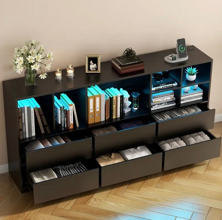 Wood Storage Dresser (without lights)