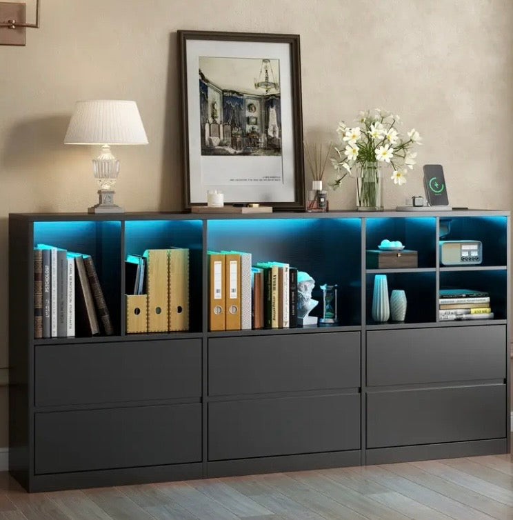 Wood Storage Dresser (without lights)