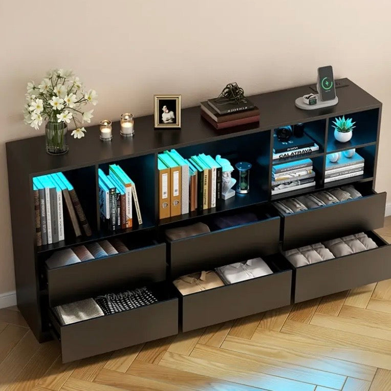 Wood Storage Dresser (without lights)