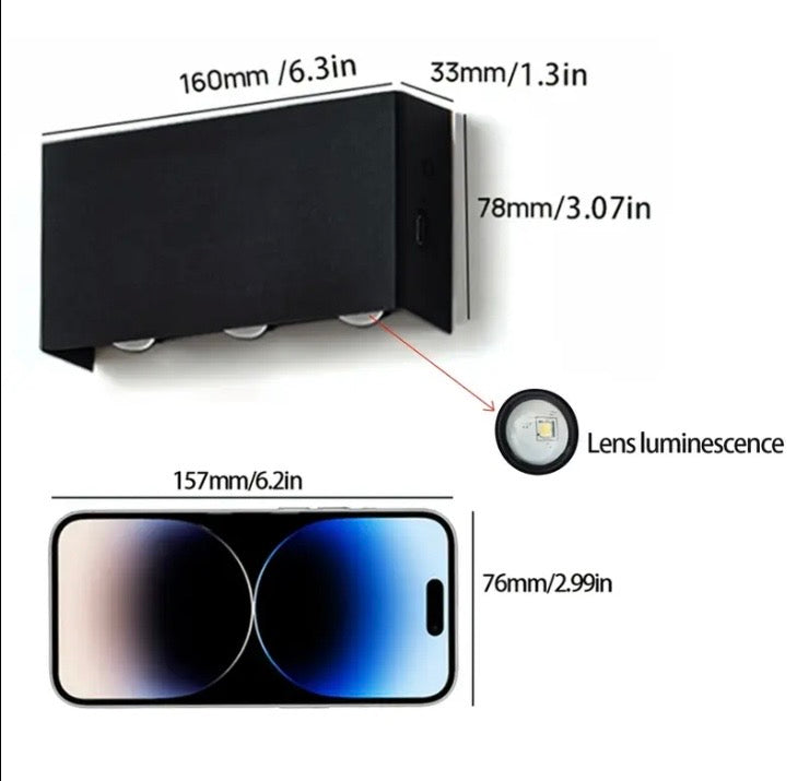 Cordless LED Wall Lamp