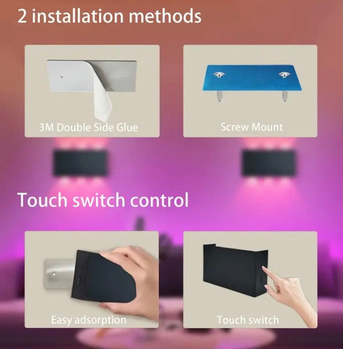 Cordless LED Wall Lamp