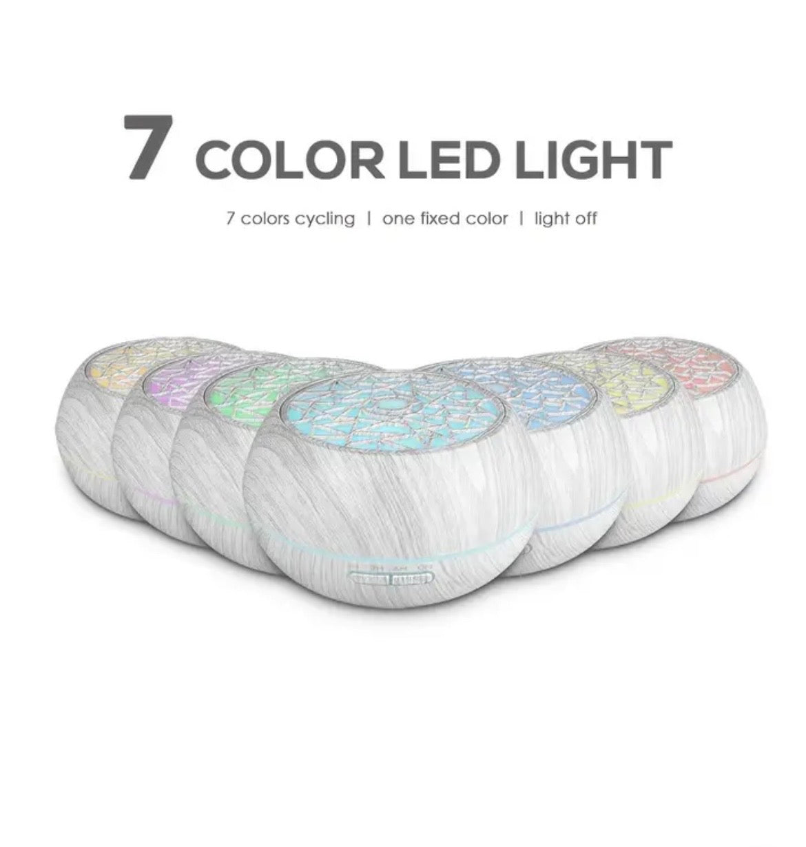 SoundWave Humidifier & Diffuser - 18.6oz with Auto Shut-Off & 6 Essential Oils Included