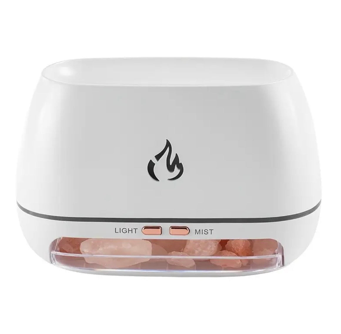 Flame Humidifier & Essential Oil Diffuser - Simulated Flame Effect with Ultrasonic Mist