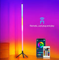 RGB Color Changing Corner Floor Lamp - Smart LED with App Control, Music Sync & 16M Colors