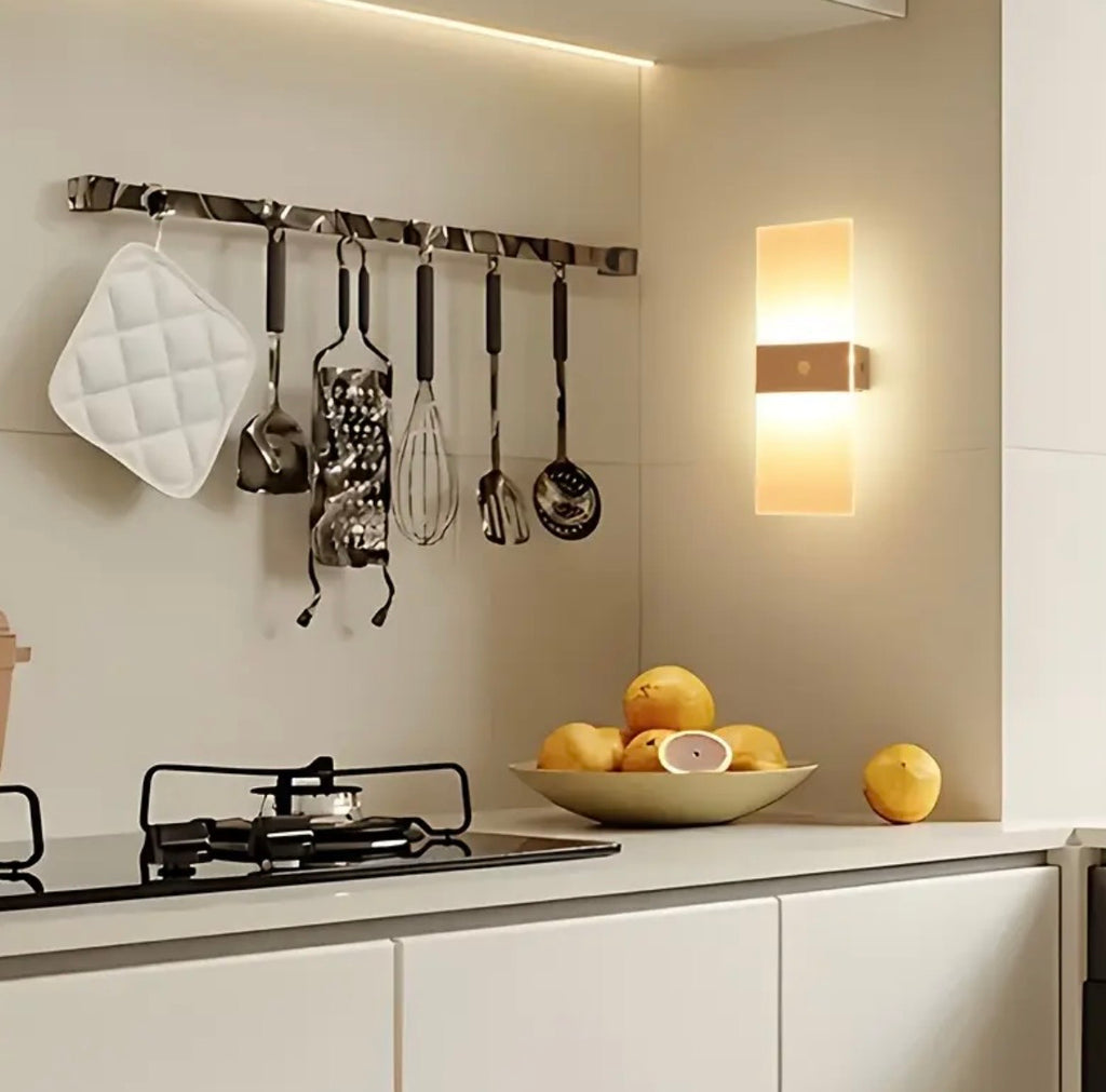 Rechargeable Motion Sensor Wall Light - Magnetic LED Night Light for Bedroom, Closet, Hallway & Stairs | Wireless & Portable