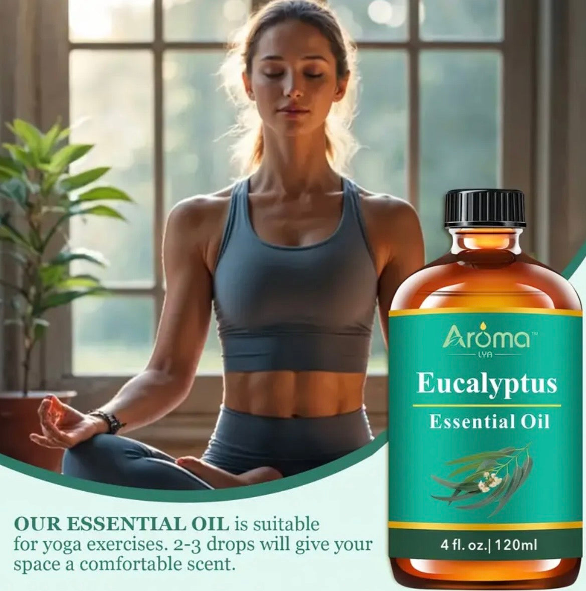 Eucalyptus Essential Oil - Pure Aromatherapy Grade (0.34oz/10ml) | Refreshing & Clarifying Scent