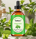 Peppermint Essential Oil - Pure Premium Grade for Diffusers (4oz/120ml) | Refreshing & Energizing Scent
