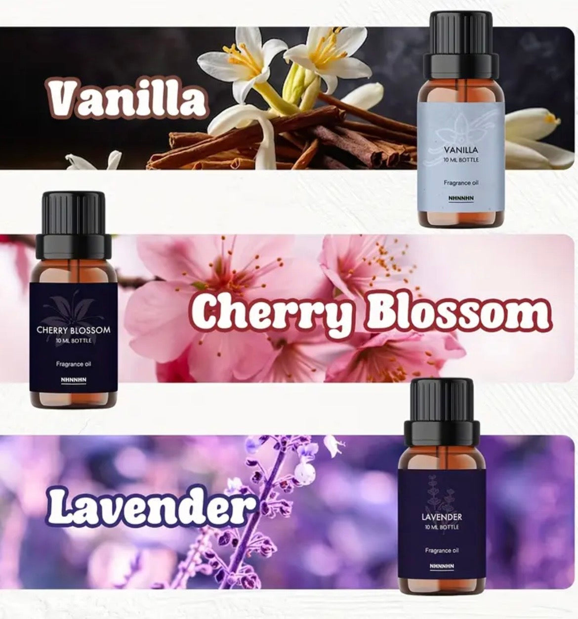Serene Night Essential Oil Set - 6 Premium Aromatherapy Oils for Diffusers (0.34oz Each) | Lavender, Vanilla & Relaxation Blends
