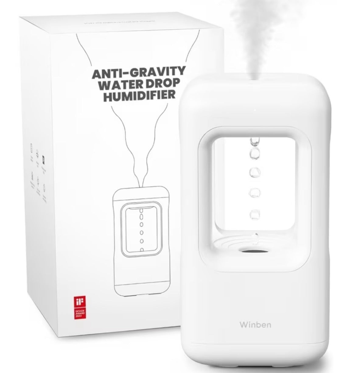 Desktop Humidifier for Plants & Bedroom - 20oz Cool Mist with Auto Shut-Off