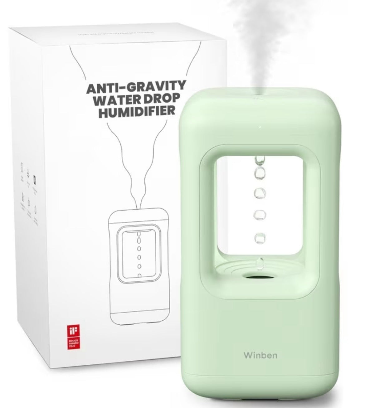 Desktop Humidifier for Plants & Bedroom - 20oz Cool Mist with Auto Shut-Off